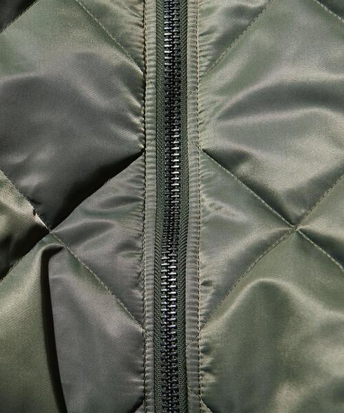 Alpha Industries（アルファインダストリーズ）の「＜ALPHA INDUSTRIES × monkey time＞ QUILTED MA1/フライトジャケット（MA-1・メンズ・ブラック/オリーブ・L/XL/M）」の12枚目の写真