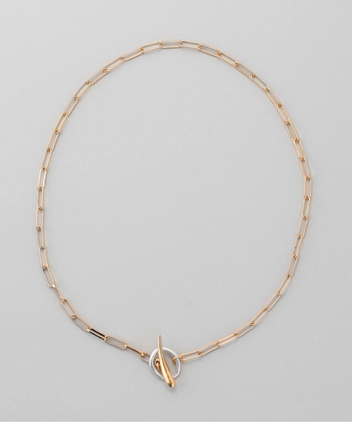 ANEMONE（アネモネ）の「コンビカラーセミマットマンテルネックレス（ネックレス・レディース・シルバー/ゴールド・FREE）」の7枚目の写真