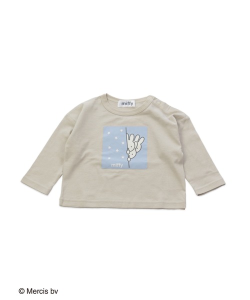 JAM & LINK（ジャムアンドリンク）の「miffy/ ミッフィー 長袖Tシャツ（Tシャツ/カットソー・キッズ・ベージュ/ベージュ系その他3/ピンク系その他/ブラック/ベージュ系その他/ブラック系その他/ピンク/ベージュ系その他2・130cm/90cm/120cm/140cm/110cm/80ｃｍ/100cm）」の6枚目の写真