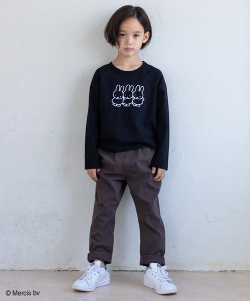 JAM & LINK（ジャムアンドリンク）の「miffy/ ミッフィー 長袖Tシャツ（Tシャツ/カットソー・キッズ・ベージュ/ベージュ系その他3/ピンク系その他/ブラック/ベージュ系その他/ブラック系その他/ピンク/ベージュ系その他2・130cm/90cm/120cm/140cm/110cm/80ｃｍ/100cm）」の11枚目の写真