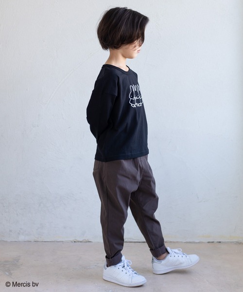 JAM & LINK（ジャムアンドリンク）の「miffy/ ミッフィー 長袖Tシャツ（Tシャツ/カットソー・キッズ・ベージュ/ベージュ系その他3/ピンク系その他/ブラック/ベージュ系その他/ブラック系その他/ピンク/ベージュ系その他2・130cm/90cm/120cm/140cm/110cm/80ｃｍ/100cm）」の12枚目の写真