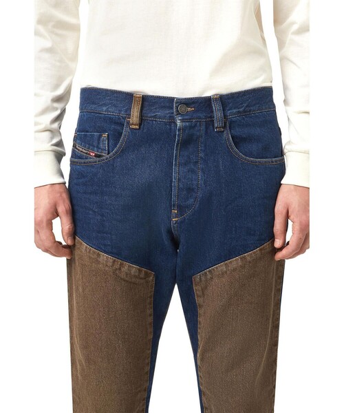 DIESEL(ディーゼル)の「FW21 メンズ デニムパンツ スリム ストレート ミックスマテリアル(デニムパンツ・メンズ・インディゴブルー・32inch/30inch/28inch/34inch/36inch/26inch)」の8枚目の写真