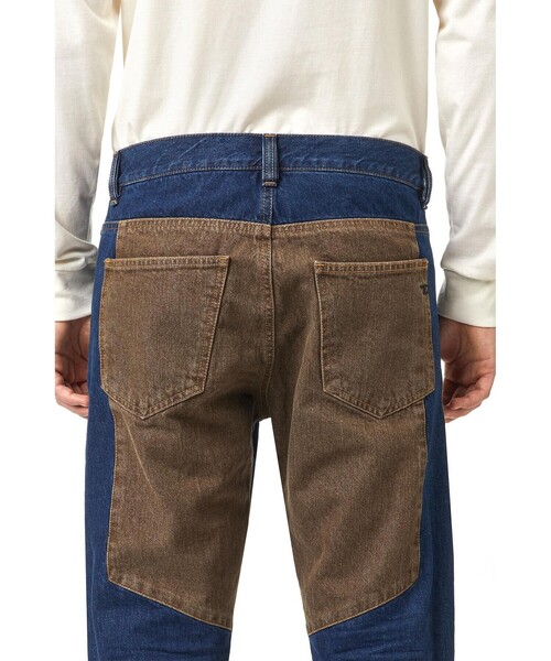 DIESEL(ディーゼル)の「FW21 メンズ デニムパンツ スリム ストレート ミックスマテリアル(デニムパンツ・メンズ・インディゴブルー・32inch/30inch/28inch/34inch/36inch/26inch)」の9枚目の写真