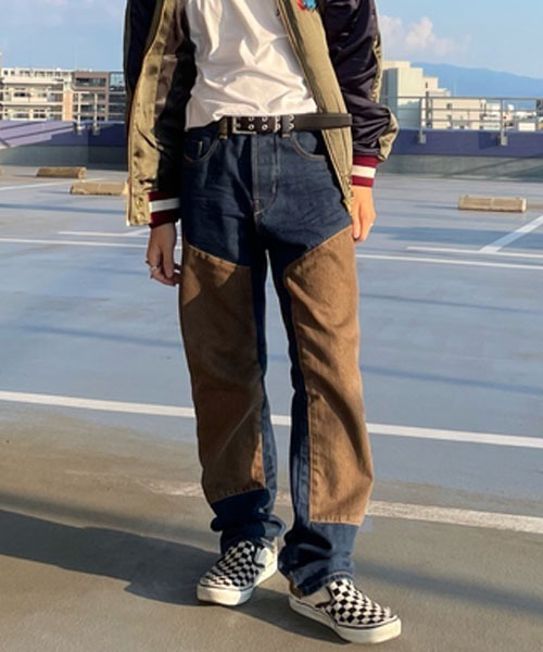 DIESEL(ディーゼル)の「FW21 メンズ デニムパンツ スリム ストレート ミックスマテリアル(デニムパンツ・メンズ・インディゴブルー・32inch/30inch/28inch/34inch/36inch/26inch)」の5枚目の写真