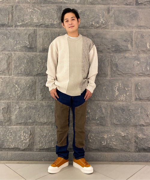 DIESEL(ディーゼル)の「FW21 メンズ デニムパンツ スリム ストレート ミックスマテリアル(デニムパンツ・メンズ・インディゴブルー・32inch/30inch/28inch/34inch/36inch/26inch)」の7枚目の写真