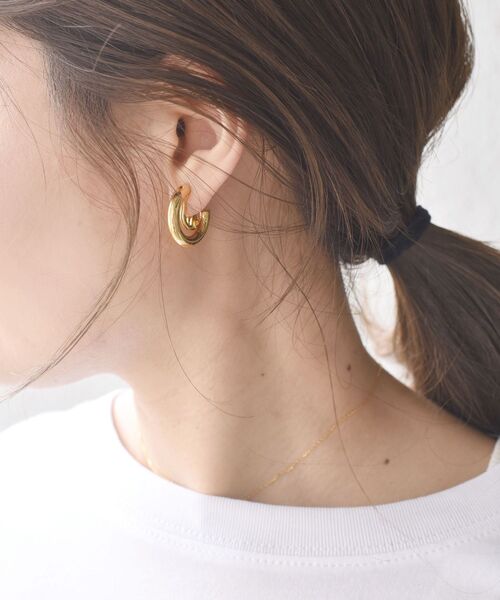 SHIPS(シップス)の「リングイヤリング(イヤリング・レディース・ゴールド/シルバー・ONE SIZE)」の2枚目の写真