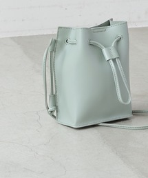 【WEB限定】スマフォポケ付き巾着ミニショルダーバッグ