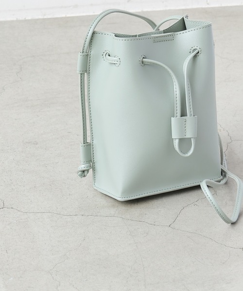 frames RAY CASSIN（フレームスレイカズン）の「【WEB限定】スマフォポケ付き巾着ミニショルダーバッグ（ショルダーバッグ・レディース・ブラック/ミント/モカ・FREE）」の19枚目の写真