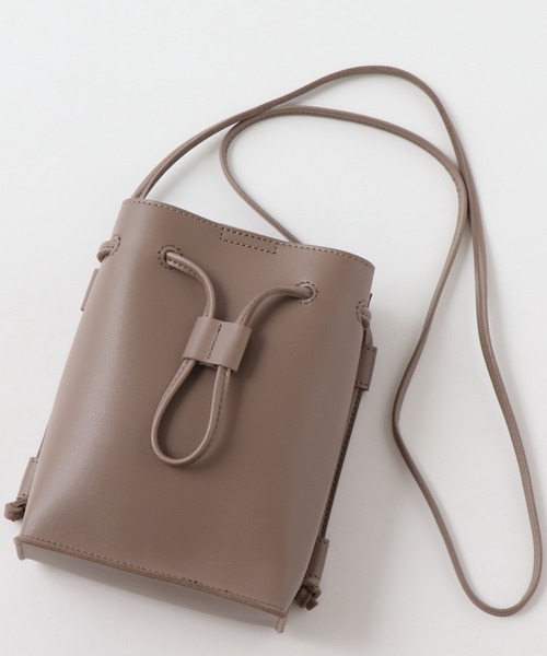 frames RAY CASSIN（フレームスレイカズン）の「【WEB限定】スマフォポケ付き巾着ミニショルダーバッグ（ショルダーバッグ・レディース・ブラック/ミント/モカ・FREE）」の22枚目の写真