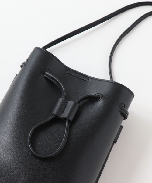 frames RAY CASSIN（フレームスレイカズン）の「【WEB限定】スマフォポケ付き巾着ミニショルダーバッグ（ショルダーバッグ・レディース・ブラック/ミント/モカ・FREE）」の20枚目の写真