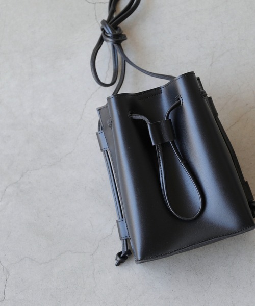 frames RAY CASSIN（フレームスレイカズン）の「【WEB限定】スマフォポケ付き巾着ミニショルダーバッグ（ショルダーバッグ・レディース・ブラック/ミント/モカ・FREE）」の16枚目の写真