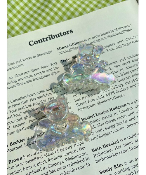 WC(ダブル シー)の「オーロラクマ2Pクリップ(バレッタ/ヘアクリップ・レディース・その他1・FREE)」の1枚目の写真