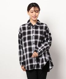 SPINNS | 【ゆるシルエット】コットン 長袖シャツ(シャツ/ブラウス)