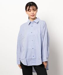 SPINNS | 【ゆるシルエット】コットン 長袖シャツ(シャツ/ブラウス)