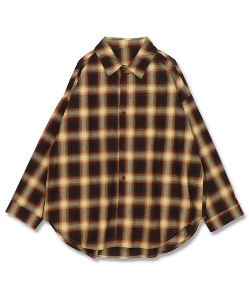 SPINNS（スピンズ）の「【ゆるシルエット】コットン 長袖シャツ（シャツ/ブラウス・レディース・ホワイト/ブルー系その他/ブルー系その他3/レッド系その他/ブラック系その他/ブルー系その他2/オレンジ系その他/グリーン系その他/ブラック系その他2/ブラウン系その他・ONESIZE）」の20枚目の写真