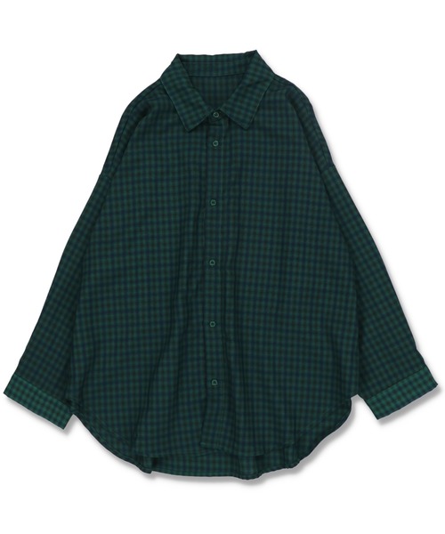 SPINNS（スピンズ）の「【ゆるシルエット】コットン 長袖シャツ（シャツ/ブラウス・レディース・ホワイト/ブルー系その他/ブルー系その他3/レッド系その他/ブラック系その他/ブルー系その他2/オレンジ系その他/グリーン系その他/ブラック系その他2/ブラウン系その他・ONESIZE）」の22枚目の写真