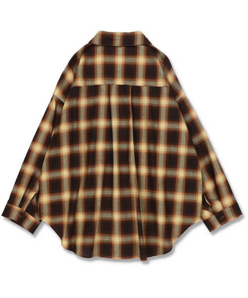 SPINNS（スピンズ）の「【ゆるシルエット】コットン 長袖シャツ（シャツ/ブラウス・レディース・ホワイト/ブルー系その他/ブルー系その他3/レッド系その他/ブラック系その他/ブルー系その他2/オレンジ系その他/グリーン系その他/ブラック系その他2/ブラウン系その他・ONESIZE）」の21枚目の写真