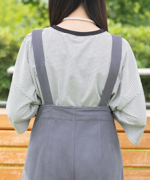 PairPair(ペアペア)の「HOLIDAYボーダーT(ユニセックス)(Tシャツ/カットソー・レディース・ベージュ/オフホワイト/サックスブルー・FREE)」の19枚目の写真