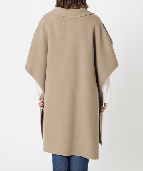 JOURNAL STANDARD（ジャーナルスタンダード）の「メリンプモッサポンチョコート◆（ポンチョ・レディース・ベージュ/ブラック・MEDIUM/SMALL）」の7枚目の写真