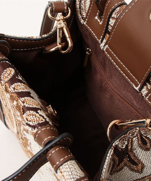 INTERPLANET（インタープラネット）の「ゴブラントート（トートバッグ・レディース・アイボリー/キャメル・フリー）」の20枚目の写真