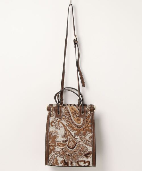 INTERPLANET（インタープラネット）の「ゴブラントート（トートバッグ・レディース・アイボリー/キャメル・フリー）」の21枚目の写真