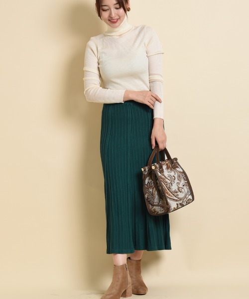 INTERPLANET（インタープラネット）の「ゴブラントート（トートバッグ・レディース・アイボリー/キャメル・フリー）」の8枚目の写真