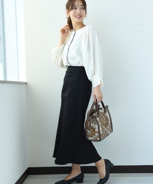 INTERPLANET（インタープラネット）の「ゴブラントート（トートバッグ・レディース・アイボリー/キャメル・フリー）」の11枚目の写真