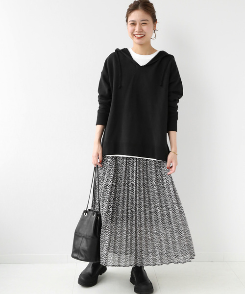 JOURNAL STANDARD relume(ジャーナルスタンダード レリューム)の「製品染めフーディースウェット◆(パーカー・レディース・ブラック/ブラウン/レッド・FREE)」の11枚目の写真
