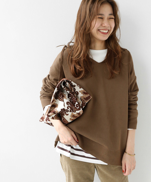JOURNAL STANDARD relume(ジャーナルスタンダード レリューム)の「製品染めフーディースウェット◆(パーカー・レディース・ブラック/ブラウン/レッド・FREE)」の22枚目の写真