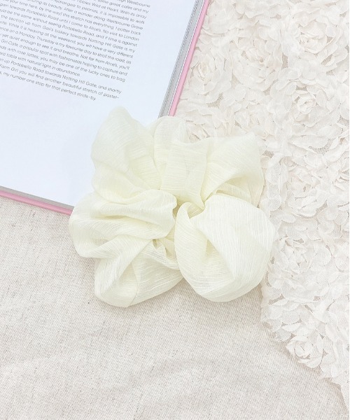 apres jour（アプレジュール）の「【apres jour×ARIAZ】シンプルボリュームシュシュ（シュシュ・レディース・ブラック/ベージュ/アイボリー/モカ・FREE）」の9枚目の写真