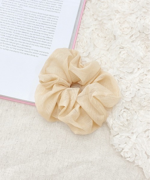 apres jour（アプレジュール）の「【apres jour×ARIAZ】シンプルボリュームシュシュ（シュシュ・レディース・ブラック/ベージュ/アイボリー/モカ・FREE）」の5枚目の写真