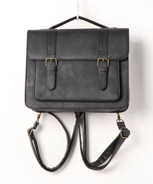 ehka sopo（エヘカソポ）の「2wayリュックショルダー（バックパック/リュック・レディース・ブラック/ブラウン/キャメル・ﾌﾘ-）」の2枚目の写真