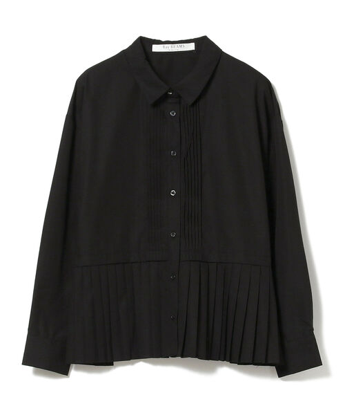 Ray BEAMS(レイビームス)の「Ray BEAMS / プリーツ キリカエ ピンタック シャツ(シャツ/ブラウス・レディース・ホワイト/ブラック/サックスブルー・ONE SIZE)」の19枚目の写真