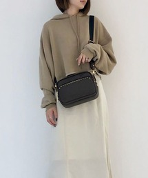 Samantha Thavasa | スヌーピーコレクション スタッズスクエアショルダーバッグ(ショルダーバッグ)