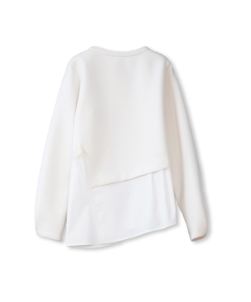 La SRIC（ラスリック）の「La SRIC / アシメドッキングPO（Tシャツ/カットソー・レディース・ブラック/アイボリー・38）」の16枚目の写真