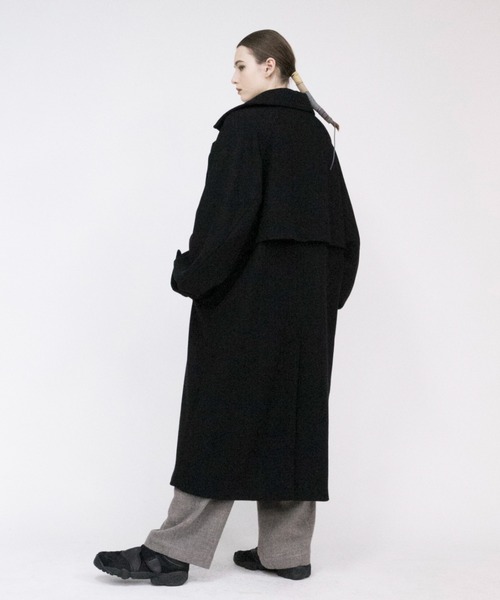 VOAAOV（ヴォアーブ）の「【VOAAOV】 yabure oil cut wool long coat 