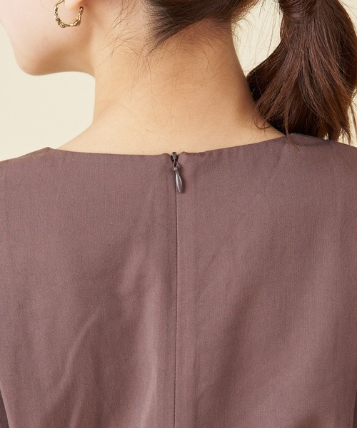 ROYAL PARTY(ロイヤルパーティー)の「【ZOZO限定】ショルダーパッドチュニック(シャツ/ブラウス・レディース・カーキ/ピンク/ブラウン・FREE)」の16枚目の写真