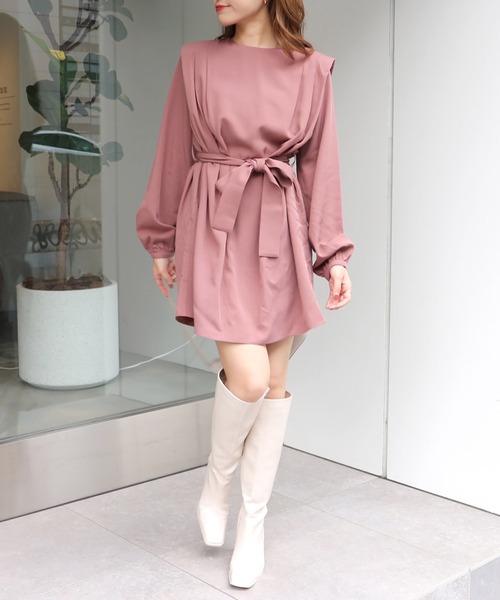 ROYAL PARTY(ロイヤルパーティー)の「【ZOZO限定】ショルダーパッドチュニック(シャツ/ブラウス・レディース・カーキ/ピンク/ブラウン・FREE)」の20枚目の写真