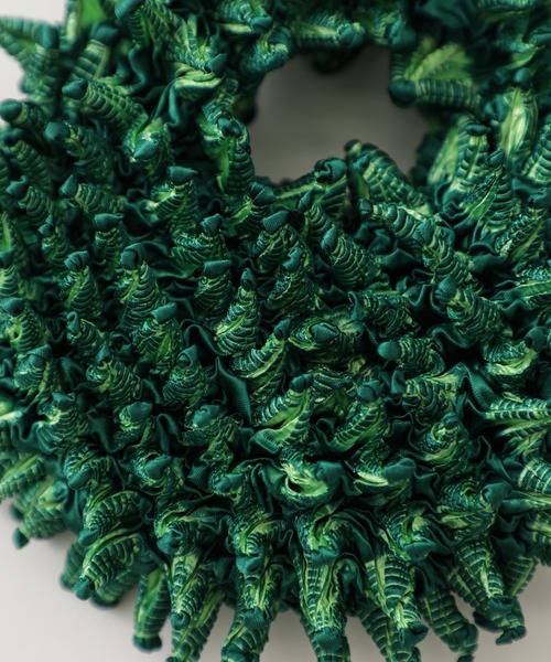 BUNZABURO(ブンザブロウ)の「BAI SHIBORI PETIT BAG TIE DYE(ハンドバッグ・メンズ・ブラック/グリーン/ホワイト・FREE)」の10枚目の写真