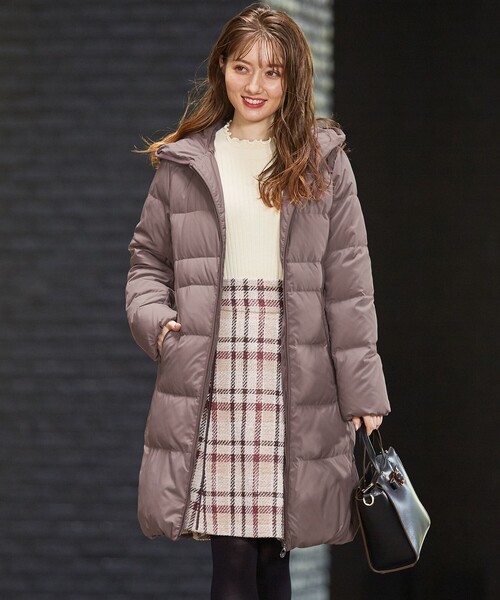 セール 洗える ダウン Cmpfiw0501 をセール価格で購入できます Feroux ダウンジャケット コート ジャケット アウター ダウン ダウンジャケット コート パウダリーマシュマロロング丈 Feroux フェルゥ のファッション 販売 価格の