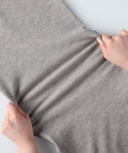 HONEYSUCKLE ROSE（ハニーサックルローズ）の「【HONEYSUCKLE ROSE】楽伸び起毛ワイドパンツ（その他パンツ・レディース・ブラック/ベージュ/グレー/ダークグレー/チャコールグレー×ブラック/ライトベージュ・S/M/L）」の11枚目の写真