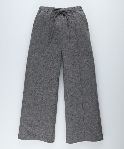 HONEYSUCKLE ROSE（ハニーサックルローズ）の「【HONEYSUCKLE ROSE】楽伸び起毛ワイドパンツ（その他パンツ・レディース・ブラック/ベージュ/グレー/ダークグレー/チャコールグレー×ブラック/ライトベージュ・S/M/L）」の21枚目の写真
