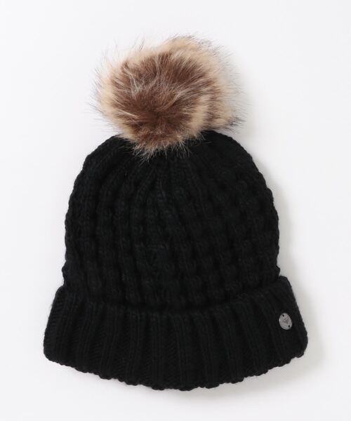 ROXY(ロキシー)の「BLIZZARD GIRL BEANIE/ロキシーキッズニットキャップ・ビーニー(ニットキャップ/ビーニー・キッズ・ブラック/ピンク・FREE)」の8枚目の写真