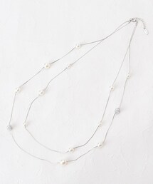 SHOO・LA・RUE | 【セレモニー】2連ロングバヴェエコパールネックレス(ネックレス)