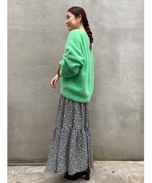 BEARDSLEY（ビアズリー）の「小花ティアードスカート（スカート・レディース・ネイビー・FREE）」の14枚目の写真