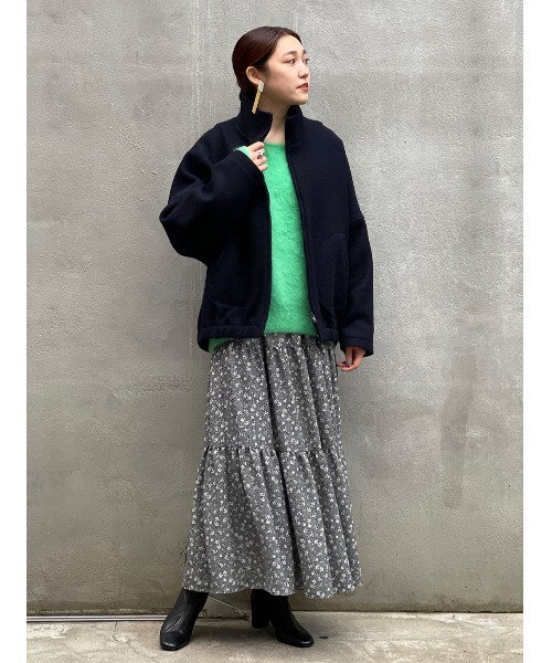 BEARDSLEY（ビアズリー）の「小花ティアードスカート（スカート・レディース・ネイビー・FREE）」の11枚目の写真