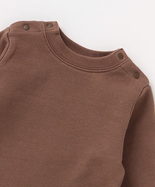 b・ROOM(ビールーム)の「アップリケつきドッキングカバーオール(ロンパース・キッズ・グリーン/ブラウン/ブラック/オフホワイト・80cm/70cm)」の13枚目の写真