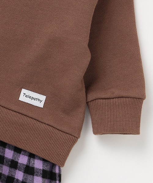 b・ROOM(ビールーム)の「アップリケつきドッキングカバーオール(ロンパース・キッズ・グリーン/ブラウン/ブラック/オフホワイト・80cm/70cm)」の14枚目の写真