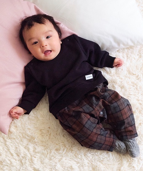 b・ROOM(ビールーム)の「アップリケつきドッキングカバーオール(ロンパース・キッズ・グリーン/ブラウン/ブラック/オフホワイト・80cm/70cm)」の20枚目の写真