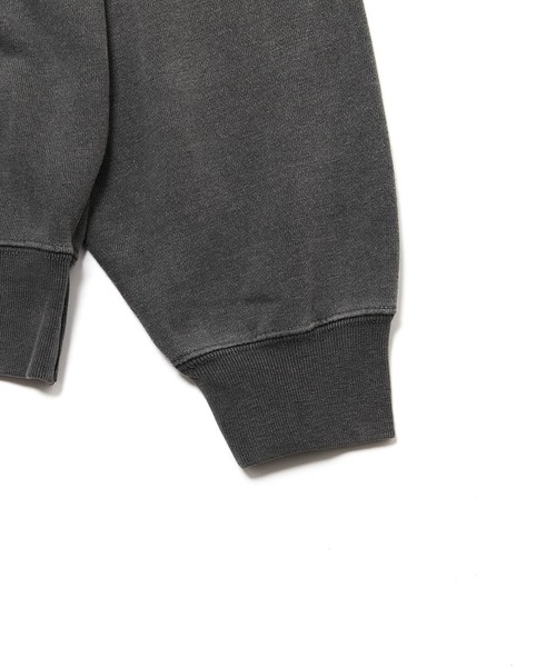 WHO'S WHO gallery（フーズフーギャラリー）の「【KOOKY'N/クーキー】IVYカレッジ刺繍スウェットクルー（スウェット・レディース・アッシュグレー/ブラック/ネイビー/グリーン・FREE）」の22枚目の写真